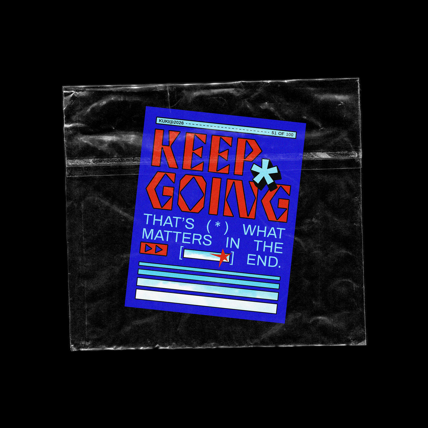 Keep Going Sticker