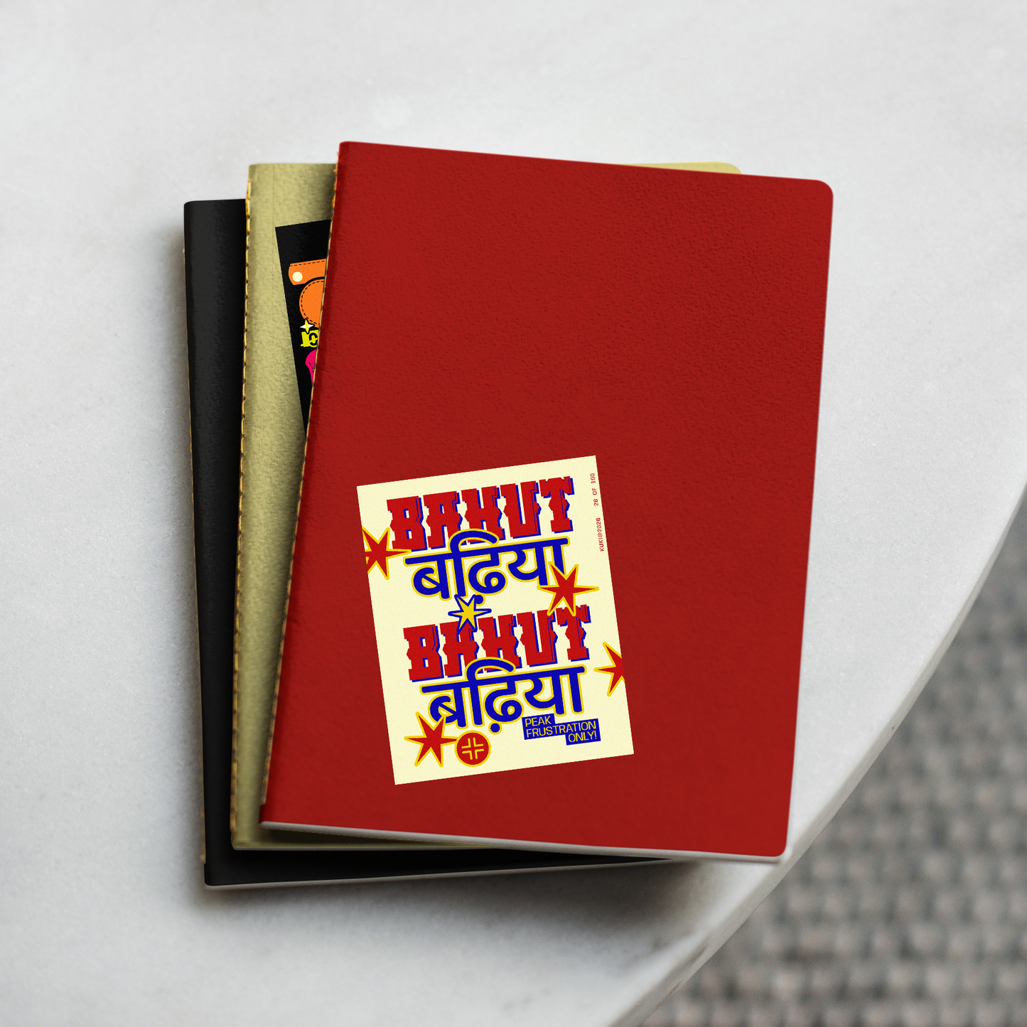 Bahut Badhiya Sticker